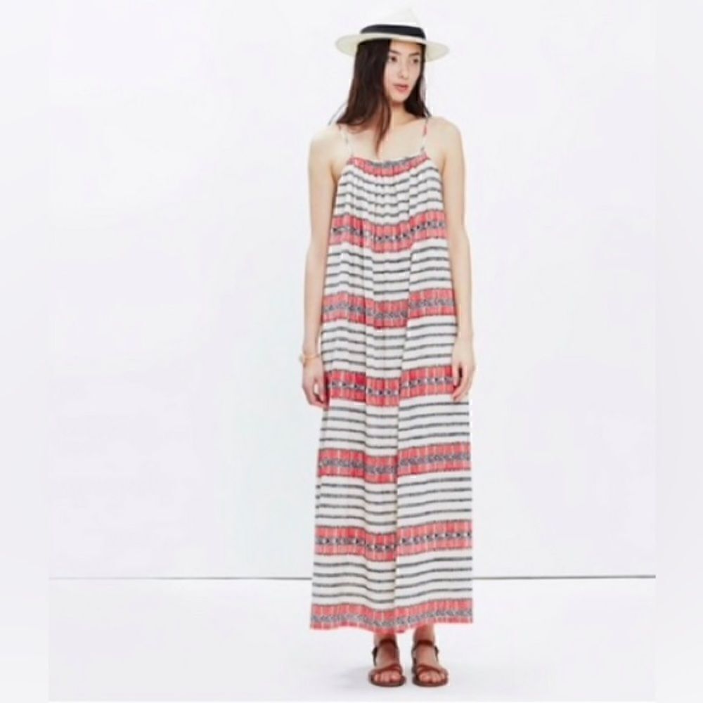 Madewell Sicily tribal print maxi dress